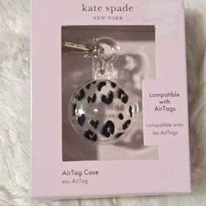 Kate Spade Black and White AirTag Case